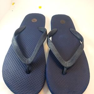 Mens Blue Size 11/12 Flip Flops